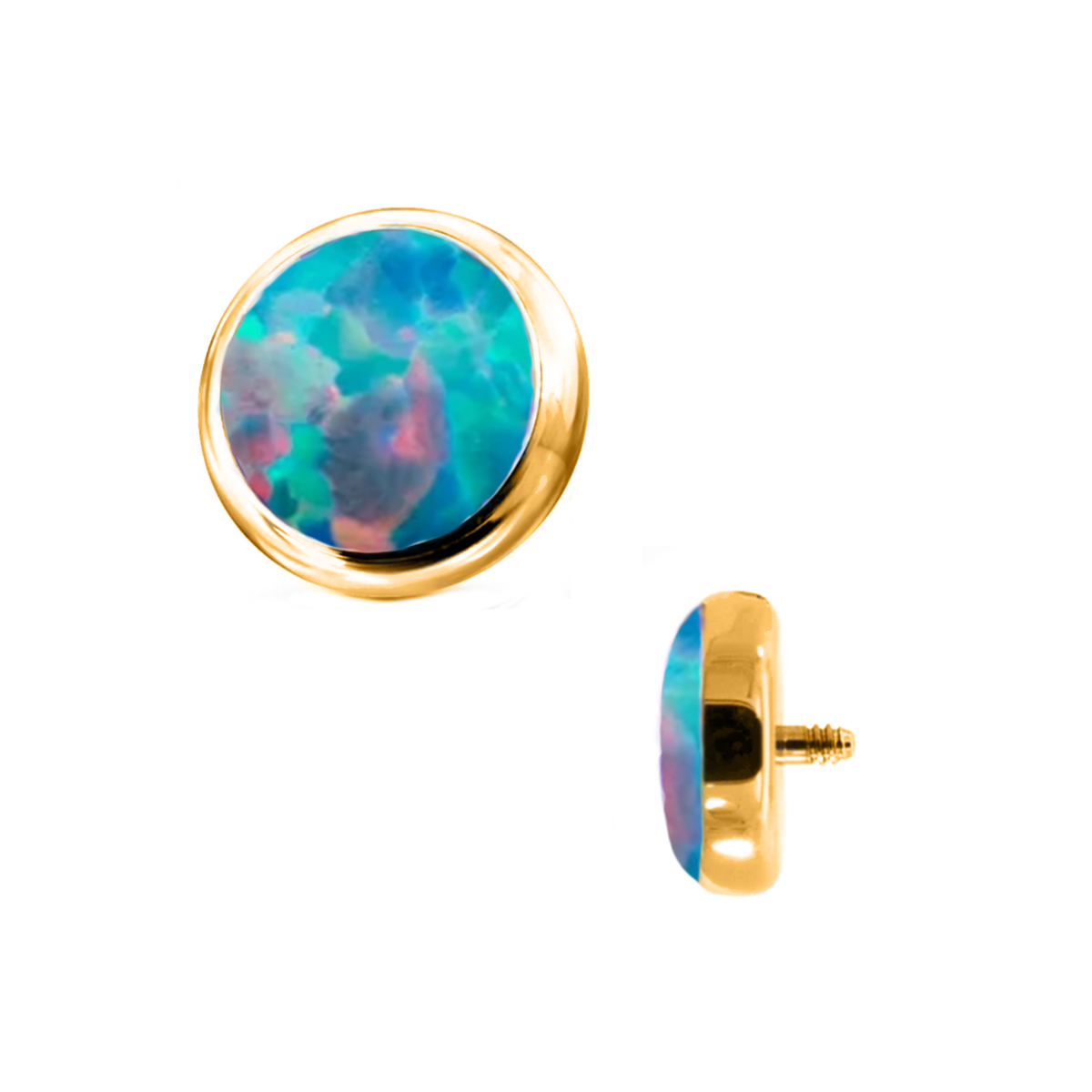 Teal 1.6mm (14g) Cabochon