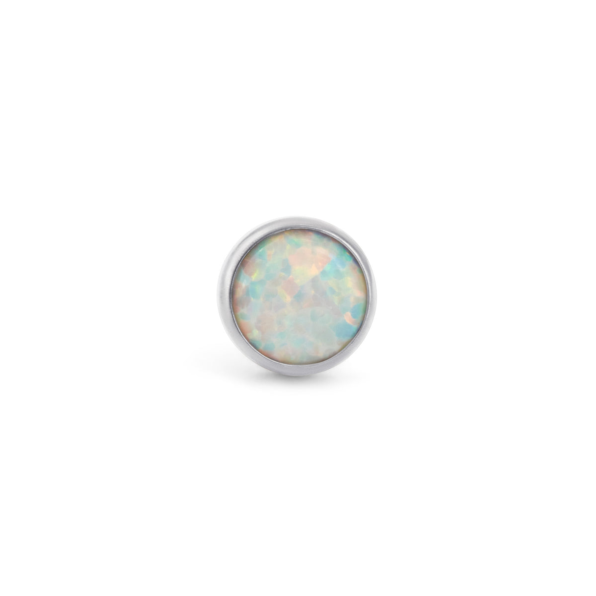 White Opal Cabochon