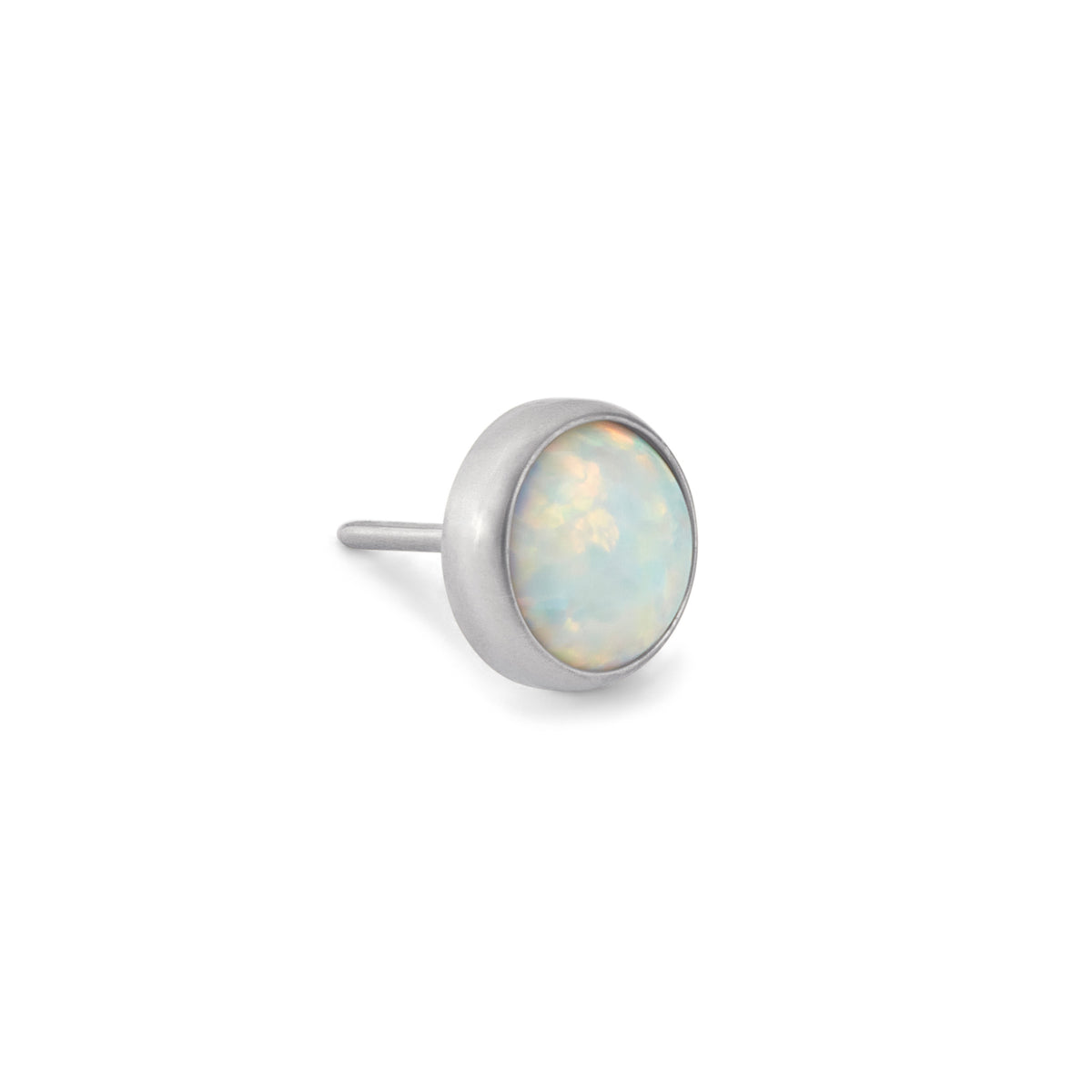 White Opal Cabochon