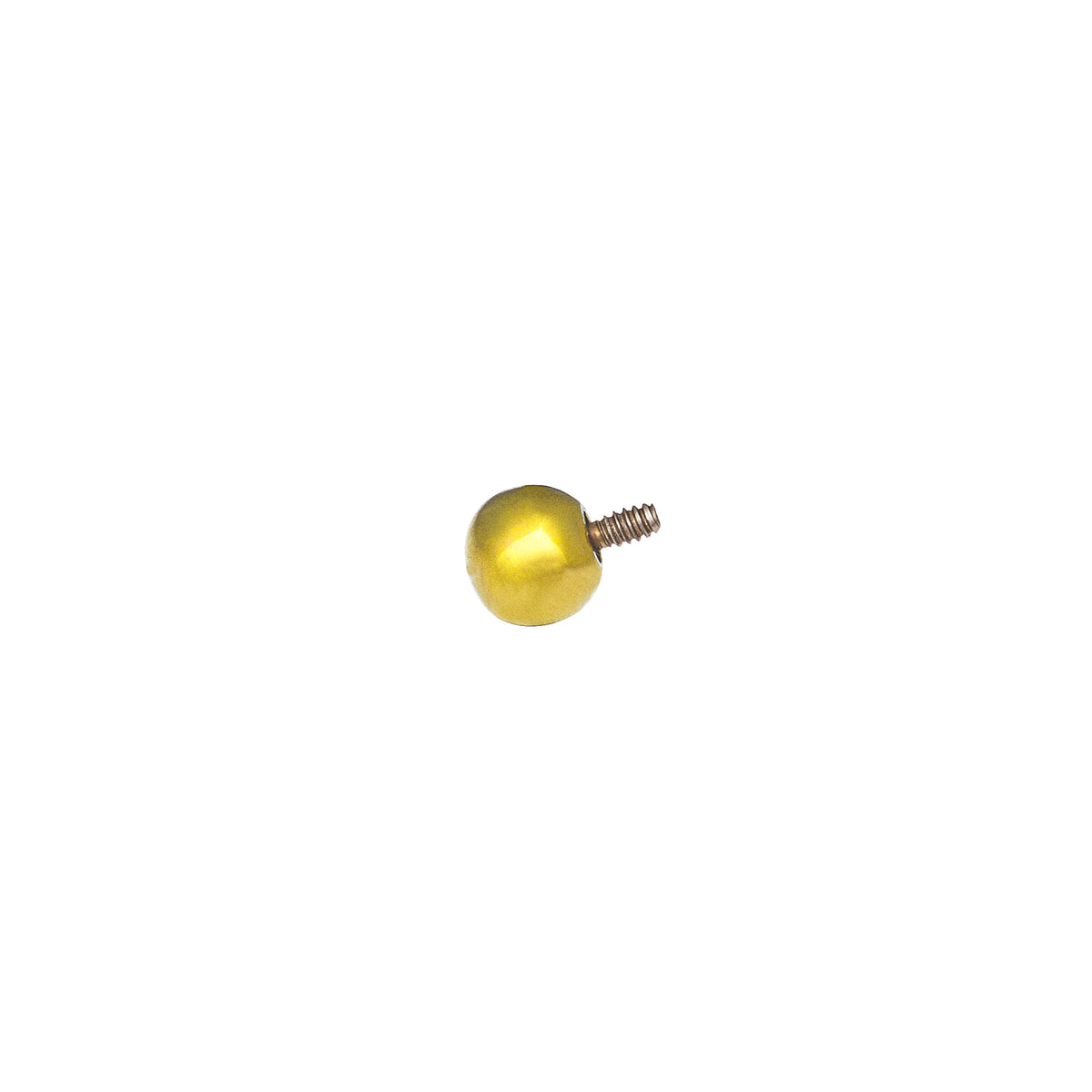 Screw on Ball (internal) in Gold