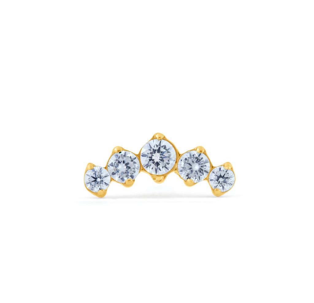 MOON CLUSTER IN GOLD