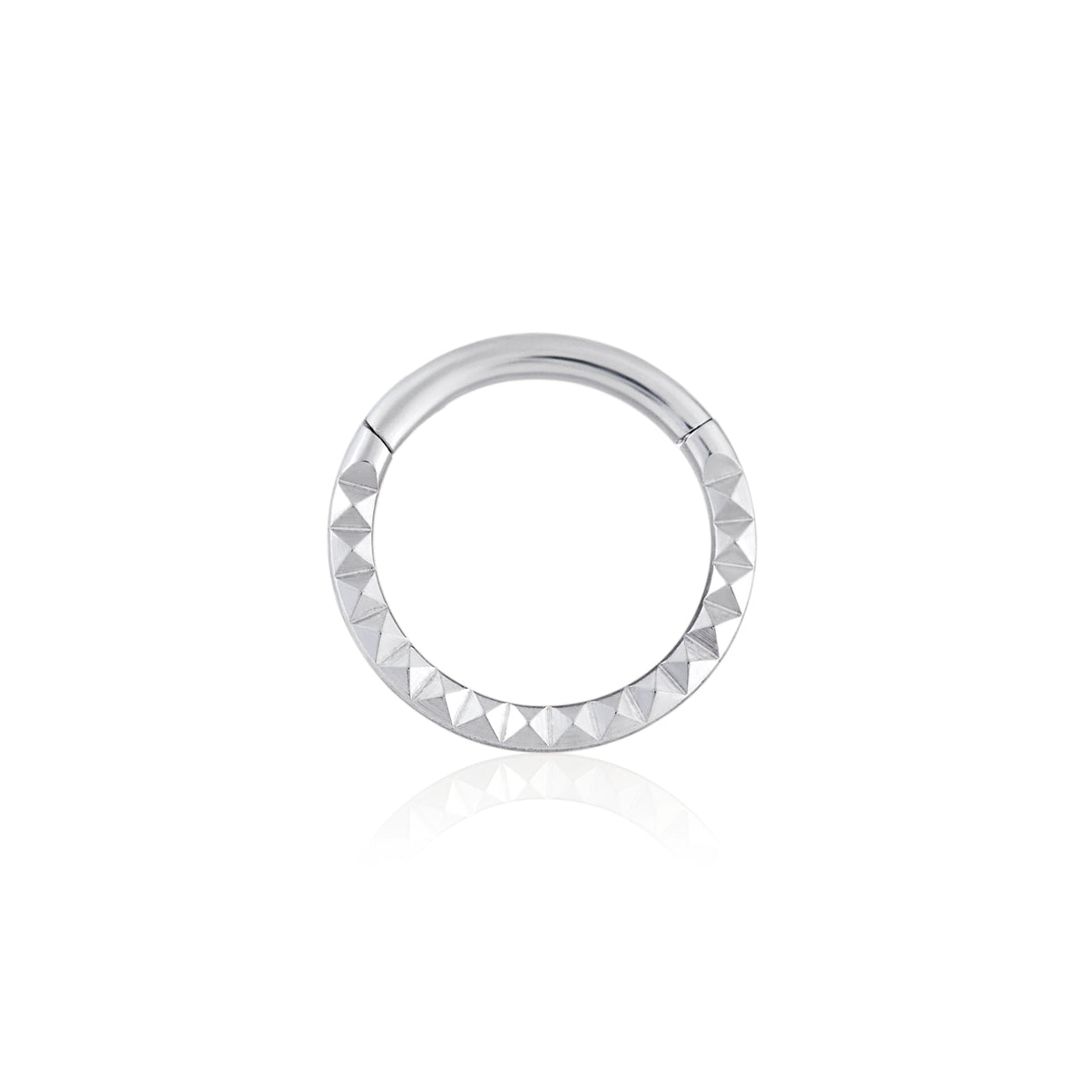 Mini Stud Clicker in Silver