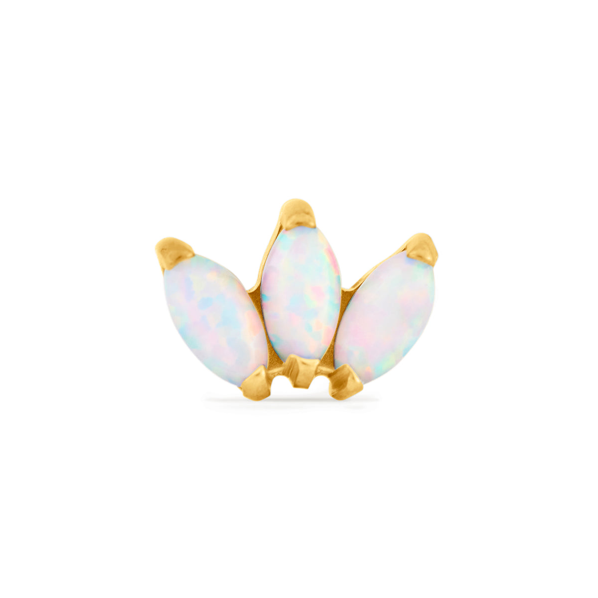 Triple Marquise Opal in Gold